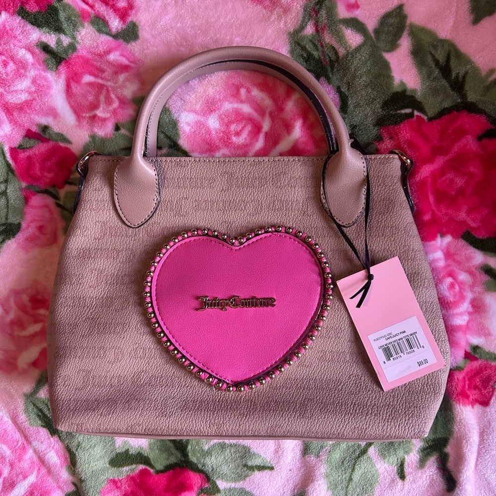 Juicy Couture Pink Heart Satchel